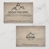 Book Request Adventure Is Out There Mountain エンクロージャーカード (正面/裏面)