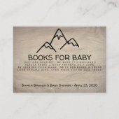 Book Request Adventure Is Out There Mountain エンクロージャーカード (正面)