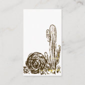 Book Request Hand Drawn Western Baby Shower エンクロージャーカード (裏面)