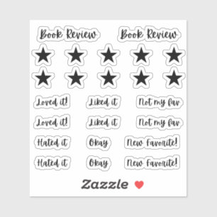 Book ReviewのJournal読スタンプ シール