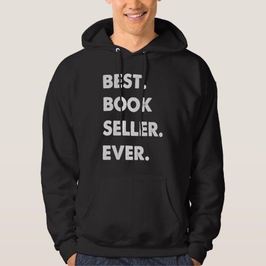 Book Seller Profession Best Book Seller Ever パーカ (正面)