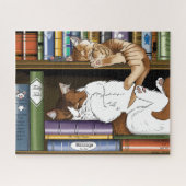 Book Shelf Cats ジグソーパズル (横)