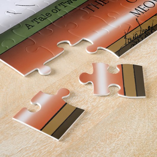 Book Shelf Cats ジグソーパズル (側面)