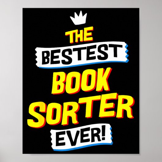 Book Sorter, Funny Job Occupation  ポスター (正面)