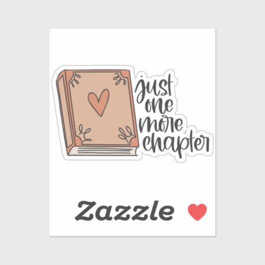 Book Sticker, Just one more chapter シール (シート)