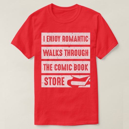 Book Stuff Book Lovers Comic Book   Tシャツ (デザイン正面)
