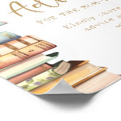 Book Themed Advice Poster ポスター (角)