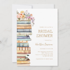 Book Themed Bridal Shower 招待状