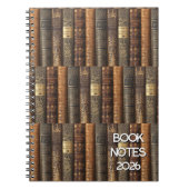 Book Tracker Notes 2026 ノートブック (正面)