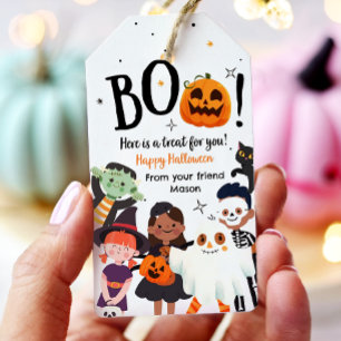 Book Treat For YouハッピーハローウィンKidsコスチューム ギフトタグ