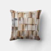 Book wall books wall decorative クッション (裏面)