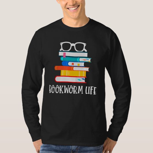 Book warm life  reader s gear for readers tシャツ (正面)