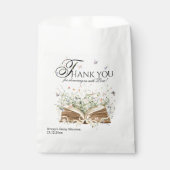 Book Wildflower A New Chapter Begin Baby Shower フェイバーバッグ (正面)