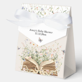 Book Wildflower A New Chapter Begin Baby Shower フェイバーボックス