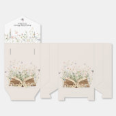 Book Wildflower A New Chapter Begin Baby Shower フェイバーボックス (見開き)