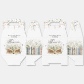 Book Wildflower A New Chapter Begin Baby Shower フェイバーボックス (見開き)