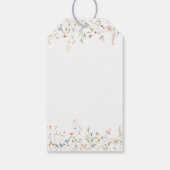 Book Wildflower A New Chapter Begin Bridal Shower ギフトタグ (裏面)