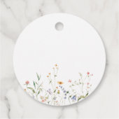 Book Wildflower A New Chapter Begin bridal shower フェイバータグ (裏面)