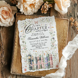 Book Wildflower New Chapterベビーガールシャワー開始 招待状