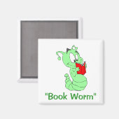 Book Wormマグネット マグネット (正面/裏面)