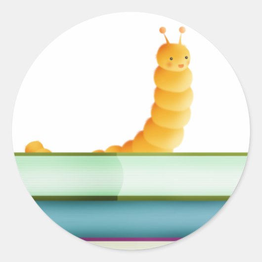 Book Worm – シール (正面)