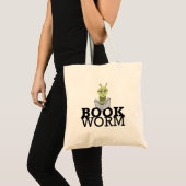 BOOK worm-Book Lovers tote トートバッグ (正面(商品))