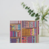 Book Worm Postcard ポストカード (スタンド正面)