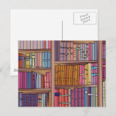 Book Worm Postcard ポストカード (正面/裏面)