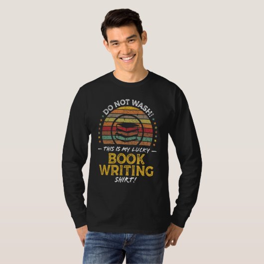 Book Writing Writer Author Quote Graphic Tシャツ (正面フル)