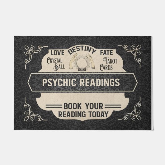 Book Your Reading Today Mat, Psychic Reading ドアマット (正面)