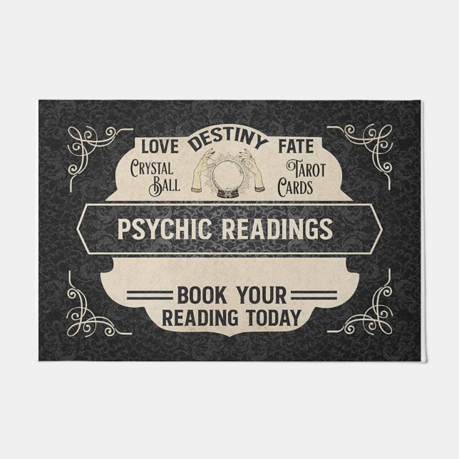 Book Your Reading Today Mat, Psychic Reading ドアマット (正面)