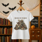 Booked for the Bone Teacher Halloween Skeleton  Tシャツ