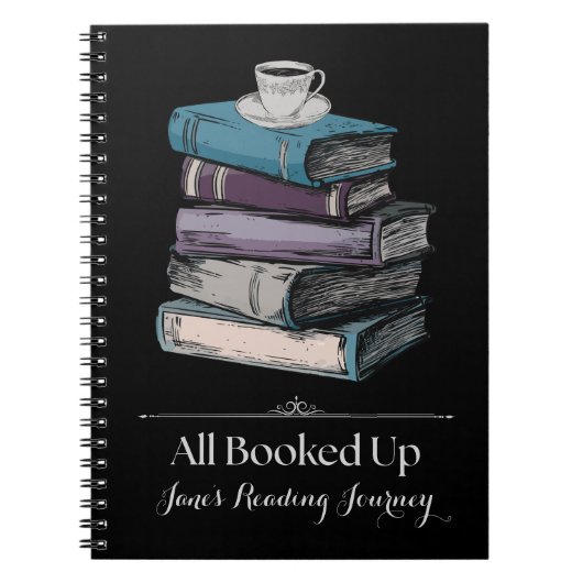 Booked Up パーソナライズされた読 Journal ノートブック (正面)