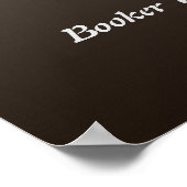 Booker T. Washington引用文真実、右、良い ポスター (角)