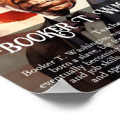 Booker T Washington Black History Month教室 ポスター (角)