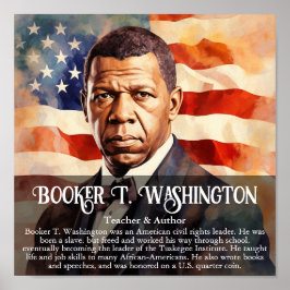 Booker T Washington Black History Month教室 ポスター