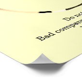 BOOKER T WASHINGTON Black History Quote Scripture ポスター (角)