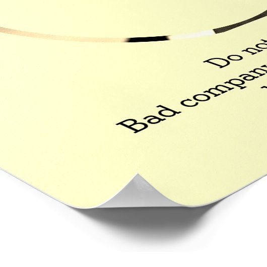 BOOKER T WASHINGTON Black History Quote Scripture ポスター (角)