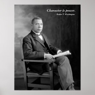 Booker T. Washington Quotation ポスター