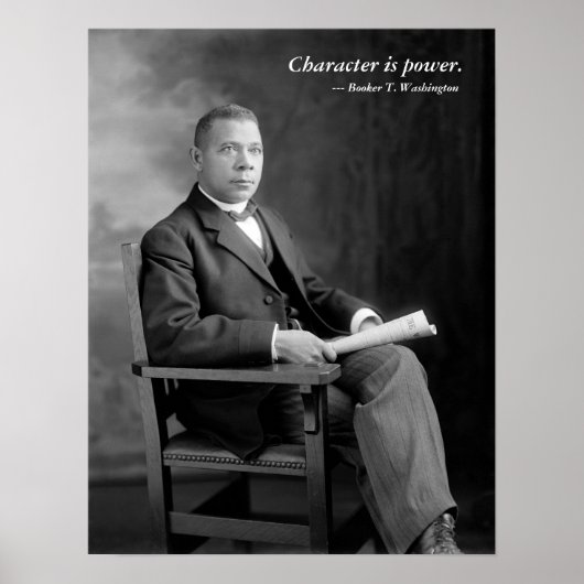 Booker T. Washington Quotation ポスター (正面)