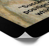 Booker T Washington & Success引用文ポスター ポスター (角)