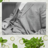 Booker Taliaferro Washington：ブラックエデュケーター キッチンタオル (折り畳み)