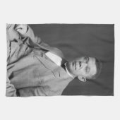 Booker Taliaferro Washington：ブラックエデュケーター キッチンタオル (横)