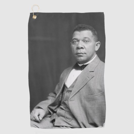 Booker Taliaferro Washington：ブラックエデュケーター ゴルフタオル (正面)