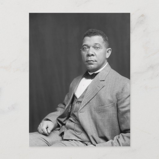 Booker Taliaferro Washington：ブラックエデュケーター ポストカード (正面)