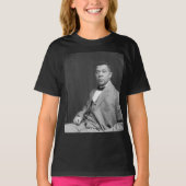 Booker Taliaferro Washington:ブラックエデュケーター Tシャツ (正面)