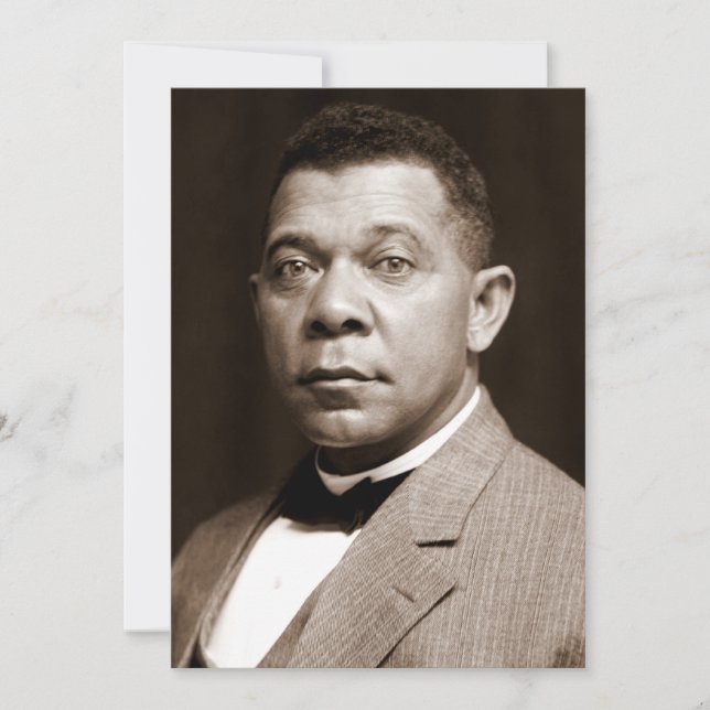 Booker Washington：アフリカ系アメリカ人の教育者 (正面)
