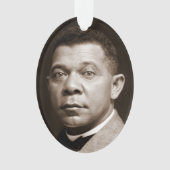 Booker Washington：アフリカ系アメリカ人の教育者 オーナメント (正面)