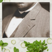 Booker Washington:アフリカ系アメリカ人の教育者 キッチンタオル (折り畳み)