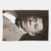 Booker Washington:アフリカ系アメリカ人の教育者 キッチンタオル (横)